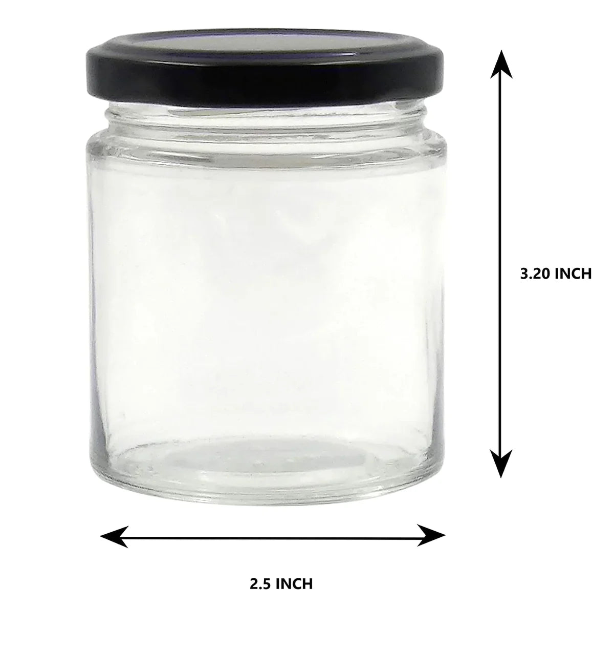 200ml Salsa Glass Jar with 63mm Lug Cap (Golden Lid)