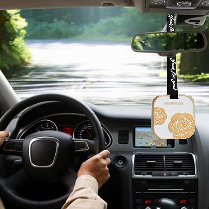 Aroma Stone Silicone Mold – Floral Hanging Diffuser for Car & Closet