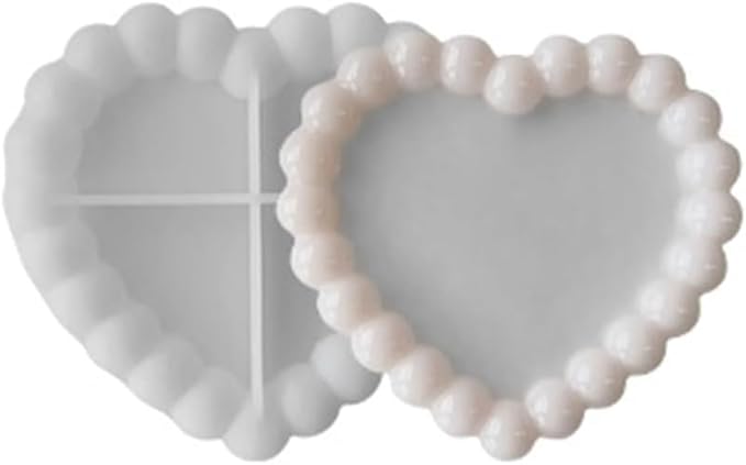 Heart Silicone Coaster Mould
