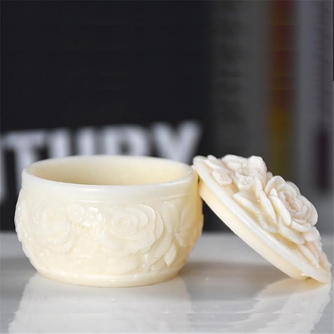 Rose Silicone Jar Mould