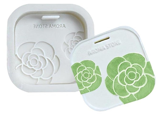 Aroma Stone Silicone Mold – Floral Hanging Diffuser for Car & Closet
