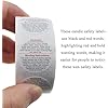 Candle Care Stickers Roll ( 1.5 inch Circle) 500 Stickers