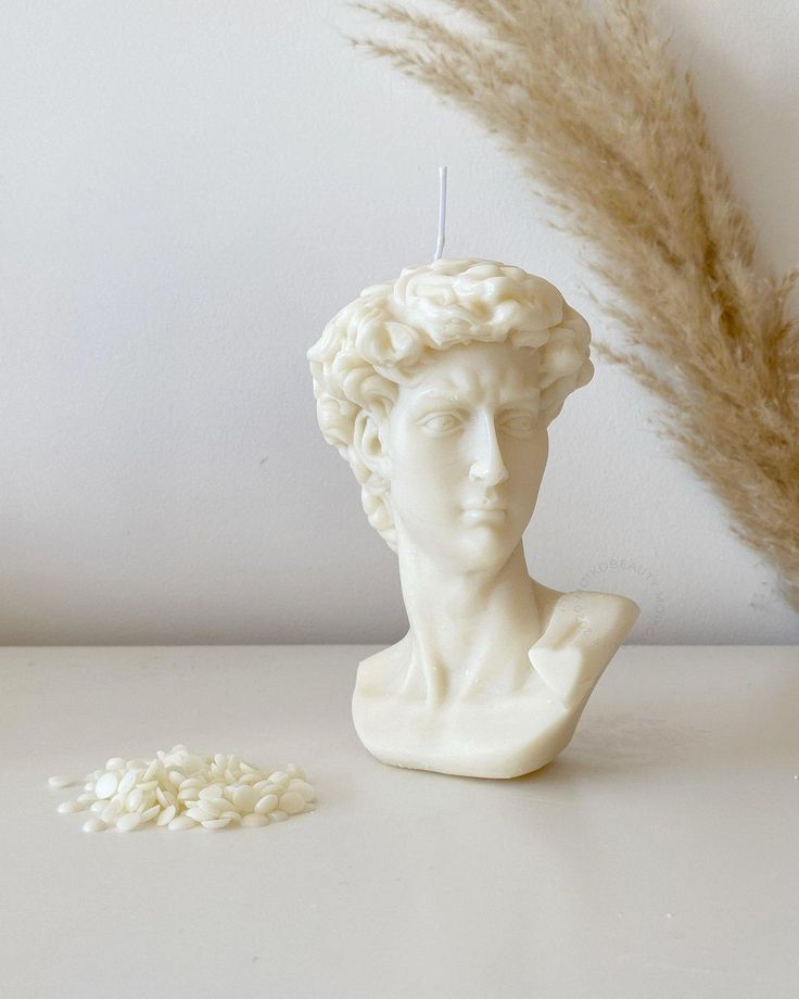 David Candle Mould 14.5cm tall 13cm wide