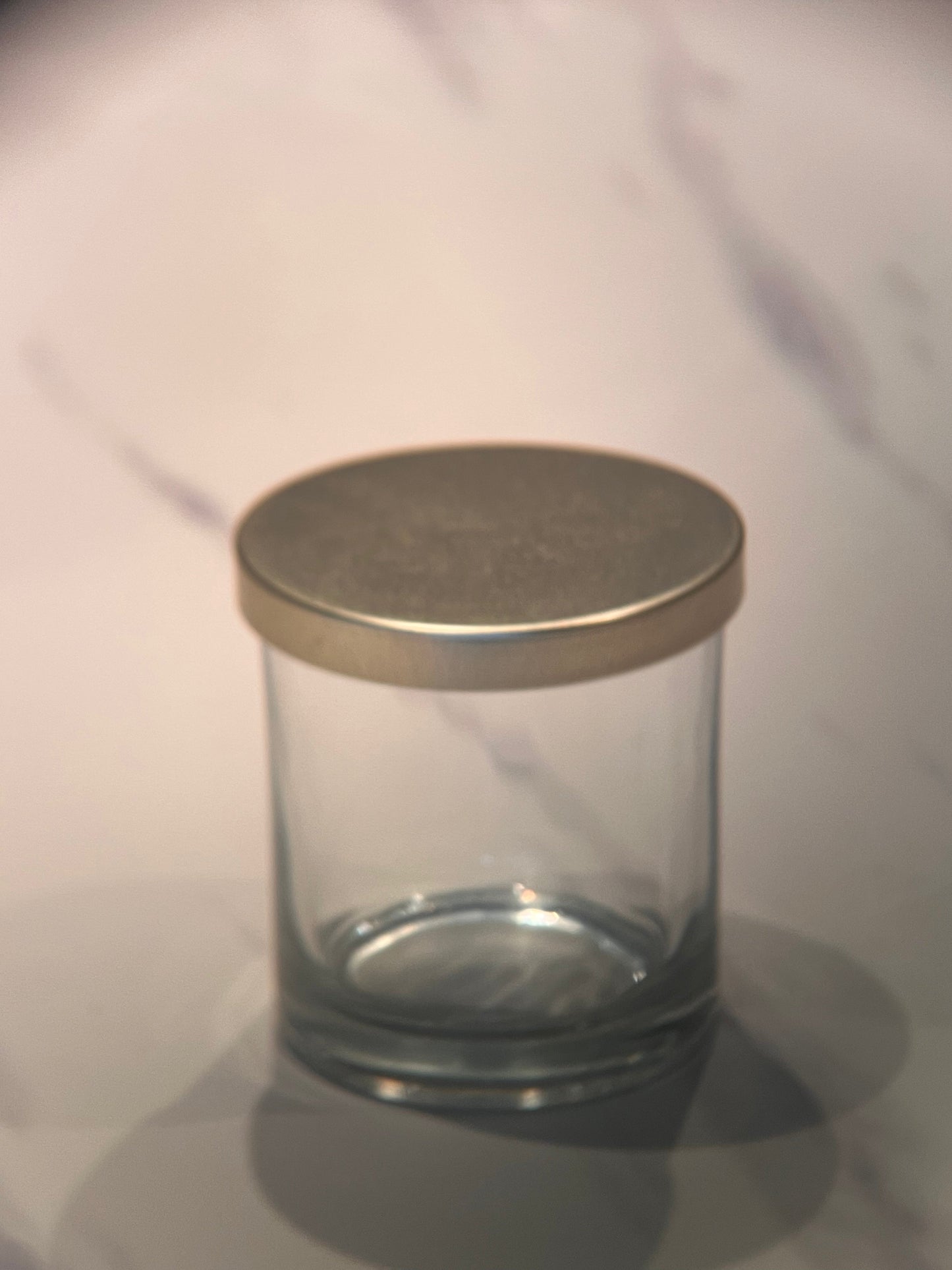 Clear Glass Jar with Golden Lid (150 gram)