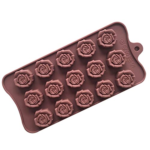15 Cavity Rose Moulds