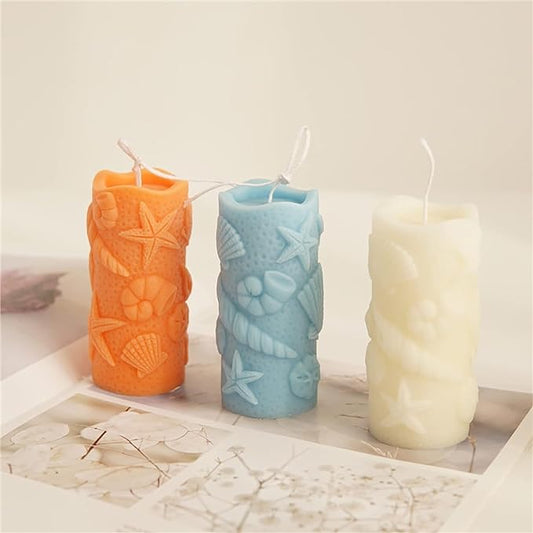 Beach Theme Pillar Mould (High Quality Silicone)