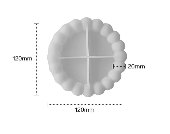 Bubble Edge Round Tray Mould