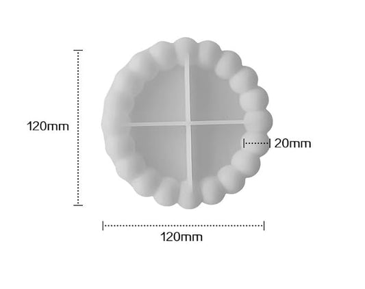 Bubble Edge Round Tray Mould